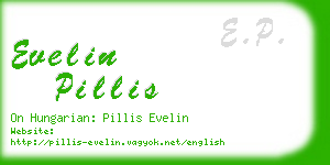 evelin pillis business card